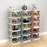 X-shape stackable Shoe Rack