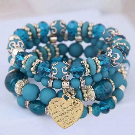 Heart shape 4 in 1 bracelet
