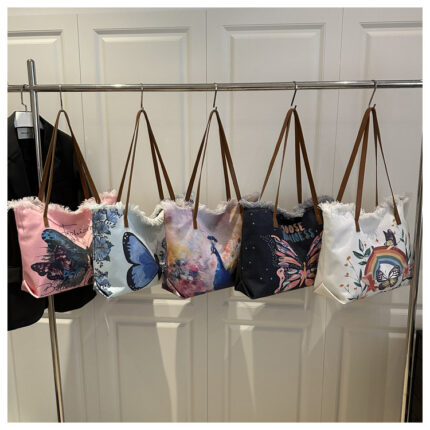 Butterfly tote bag