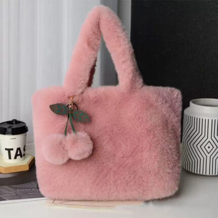 Cute fur bag