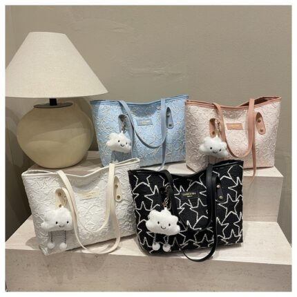 Star girl tote bag